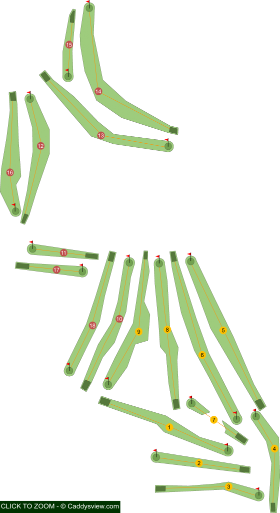 Allen Park Golf Club Course Map