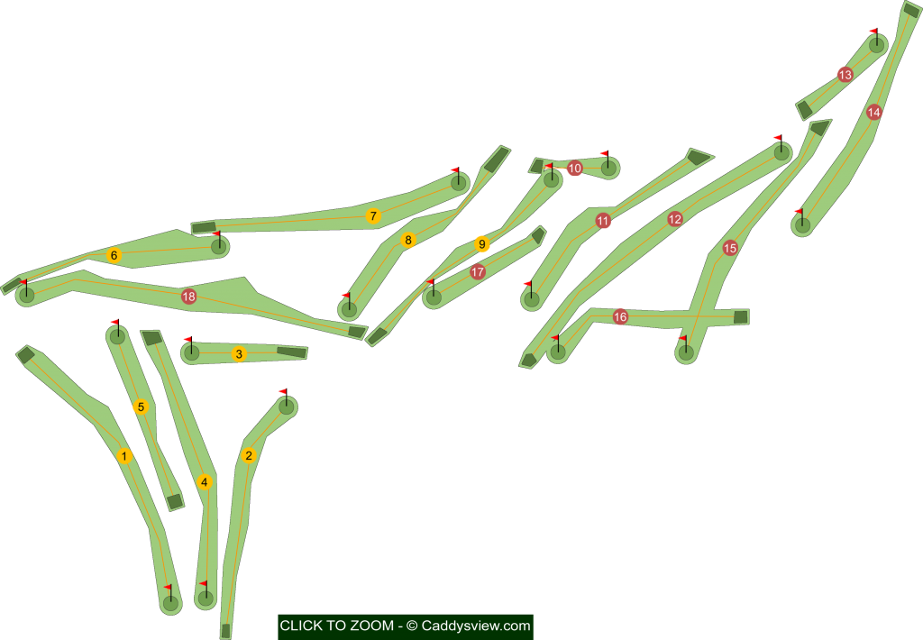 Ballycastle Golf Club Course Map