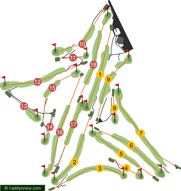 Balmoral Golf Club Course Map