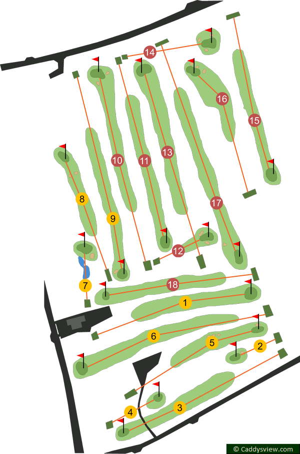 Carrickfergus Golf Club Course Map