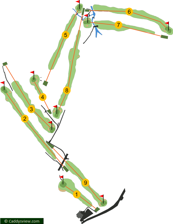 Cliftonville Golf Club Course Map