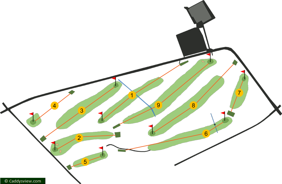 Down Royal Golf Club 9 Hole Course Map