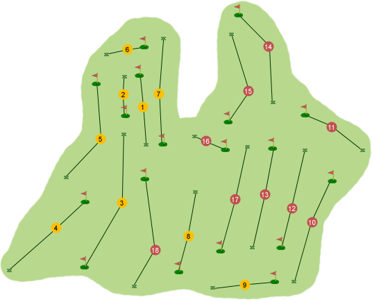 Dungannon Golf Club Course Map