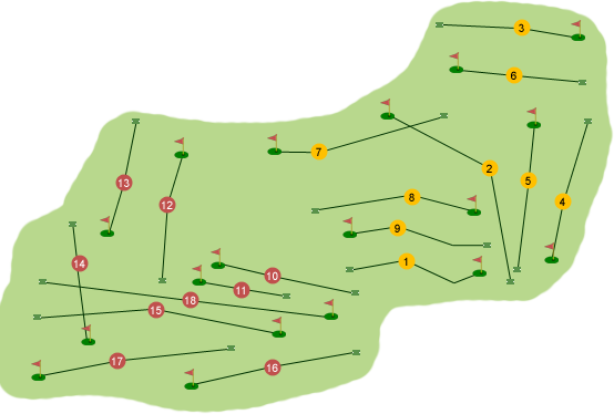 Enniskillen Golf Club Course Map