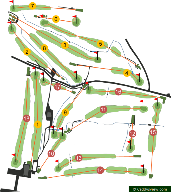 Fortwilliam Golf Club Course Map