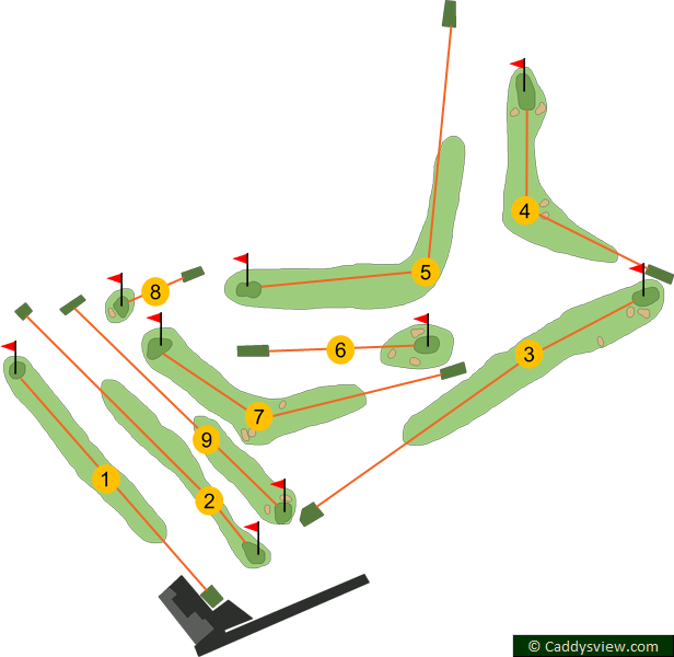 Greenisland Golf Club Course Map