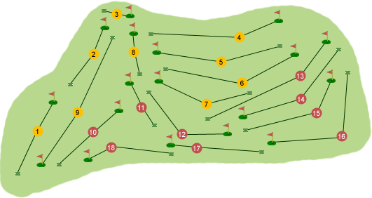 Lurgan Golf Club Course Map