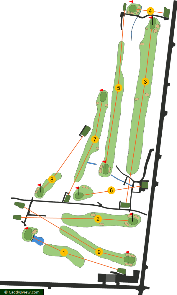 Ormeau Golf Club Course Map