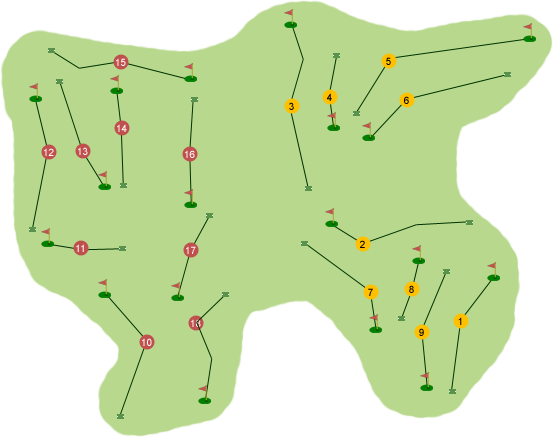 Ringdufferin Golf Club Course Map