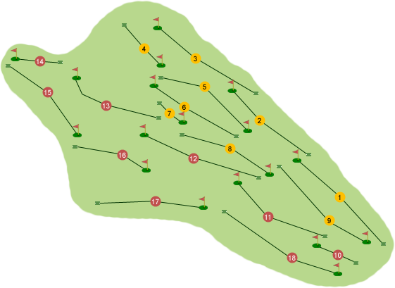 Royal County Down Golf Club Annesley Course Map