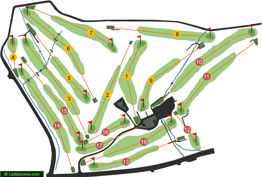 The Knock Golf Club Course Map